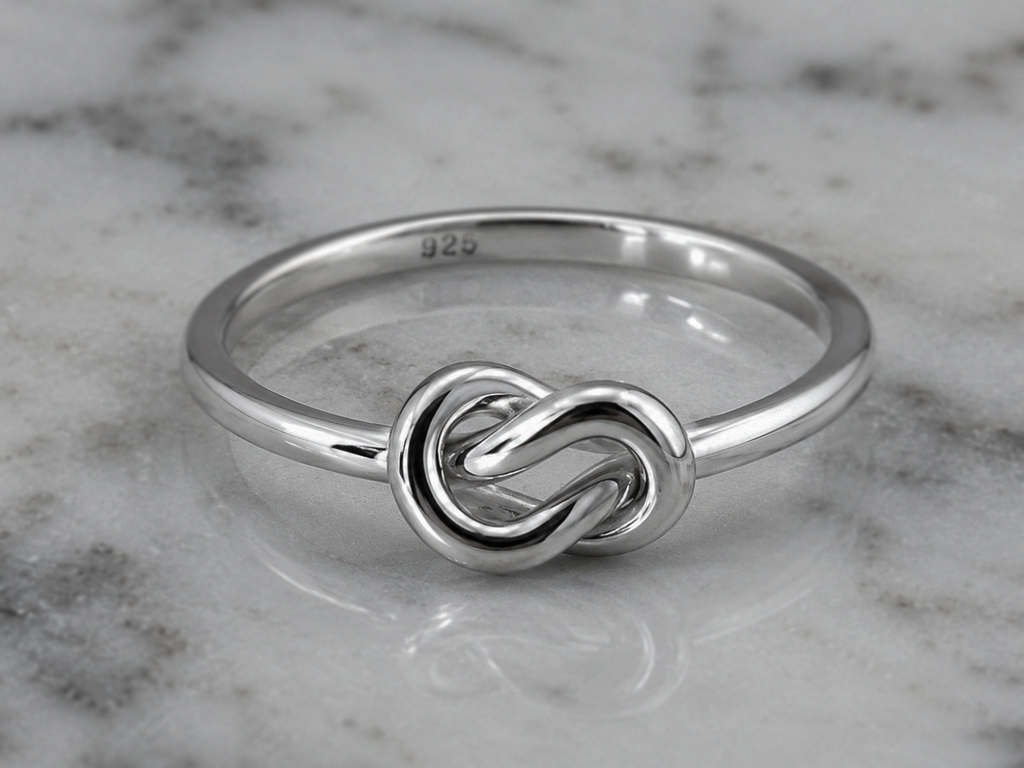 Sterling Silver Love Knot Ring