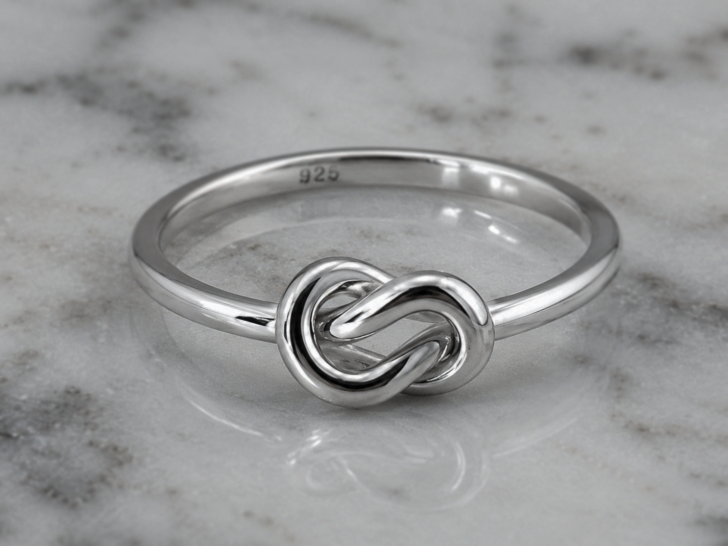 Sterling Silver Love Knot Ring
