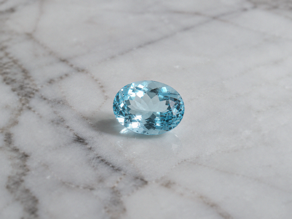 Aquamarine March birthstone