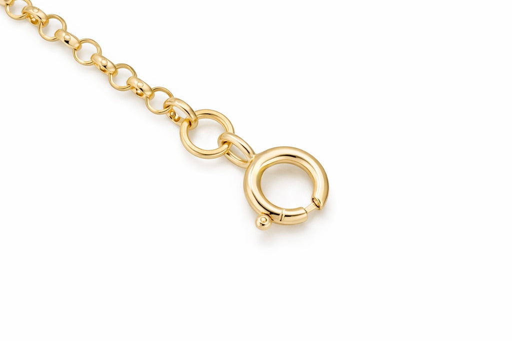 9ct Yellow Gold Round Belcher Chain 2.25mm - Multiple lengths available