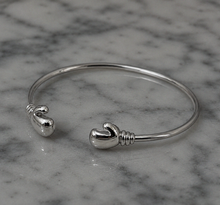 Sterling Silver “Future Champion” Baby Boxing Glove Bangle