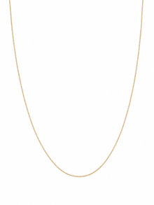 9ct Yellow Gold Fine Curb Chain Necklace 46cm (18”)