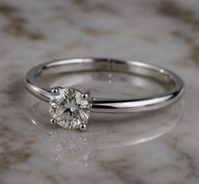 18ct White Gold 1.00ct Diamond Solitaire Ring – Timeless Four Claw Setting