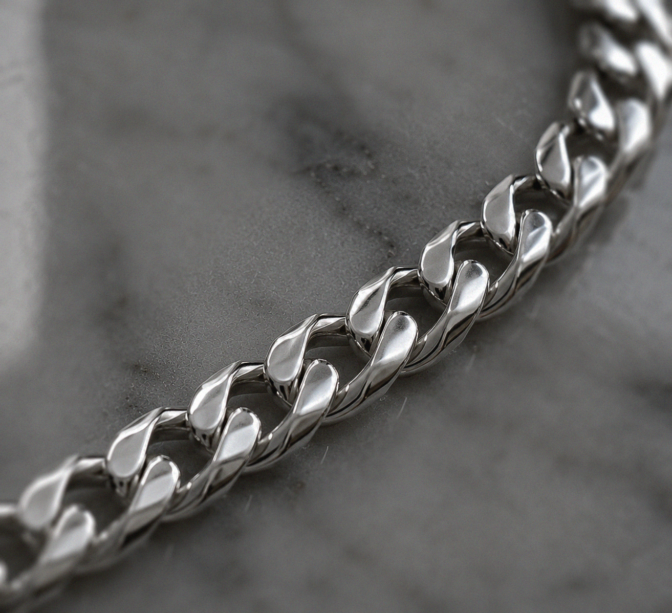 Sterling Silver Kids Curb Bracelet – 7mm Solid Chain (6.8g)