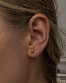 9ct Gold Ball Stud Earrings 375 Hallmarked Classic Minimalist Luxury