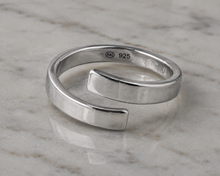 Sterling Silver Polished Wrap Ring