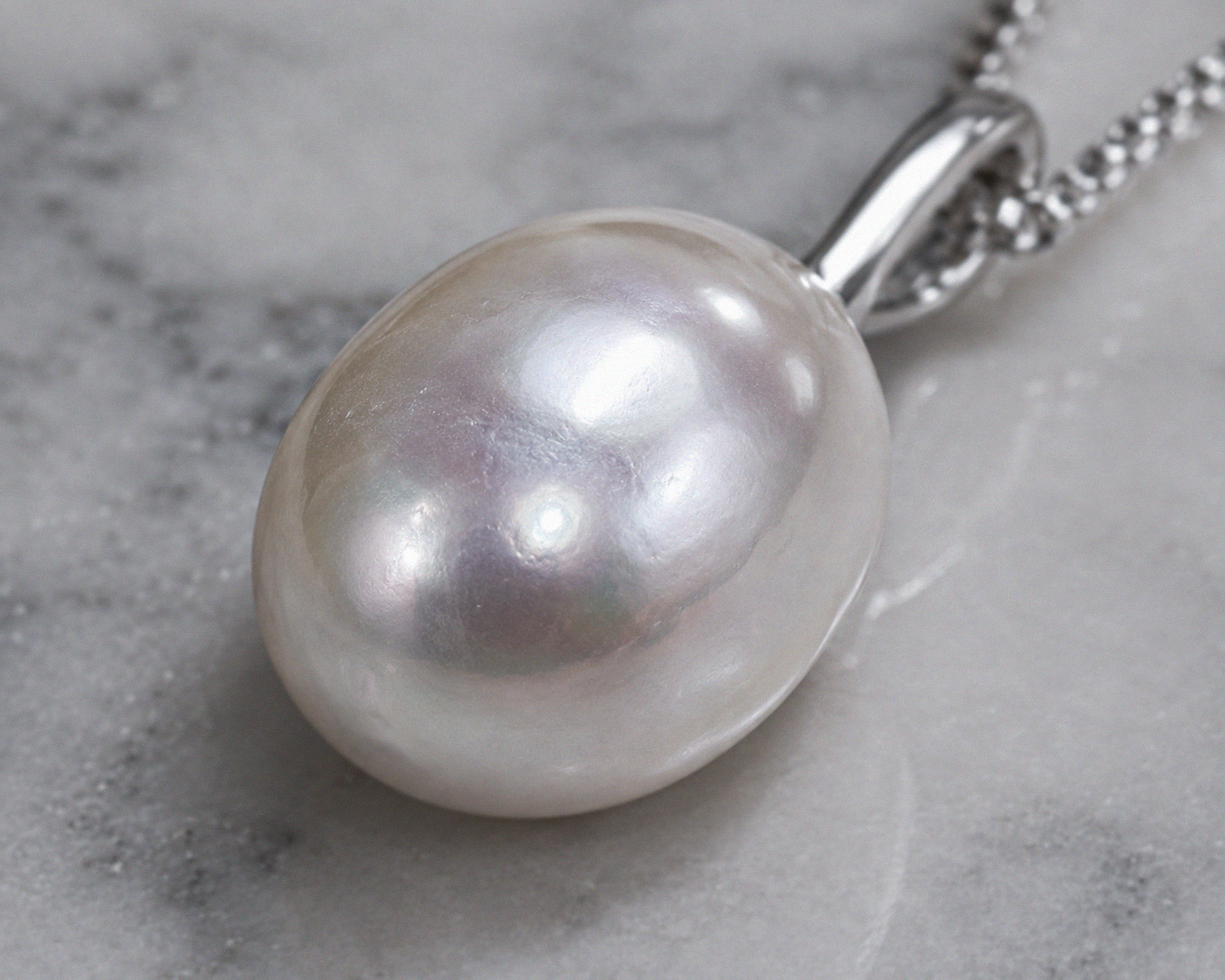 Baroque Freshwater Pearl Pendant Charm – Sterling Silver