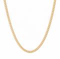 9ct Yellow Gold 4.5mm Super Flat Curb Chain