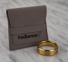 Fred Bennett Gold-Tone Tungsten 8mm Band Ring