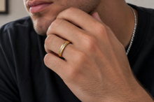 Yellow Gold 0.09ct Diamond Set Wedding Ring - 3.5mm
