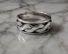 Celtic Twist Band Ring – Sterling Silver