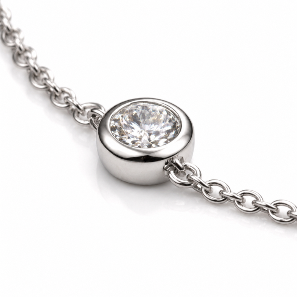 Sterling Silver Cubic Zirconia Bracelet