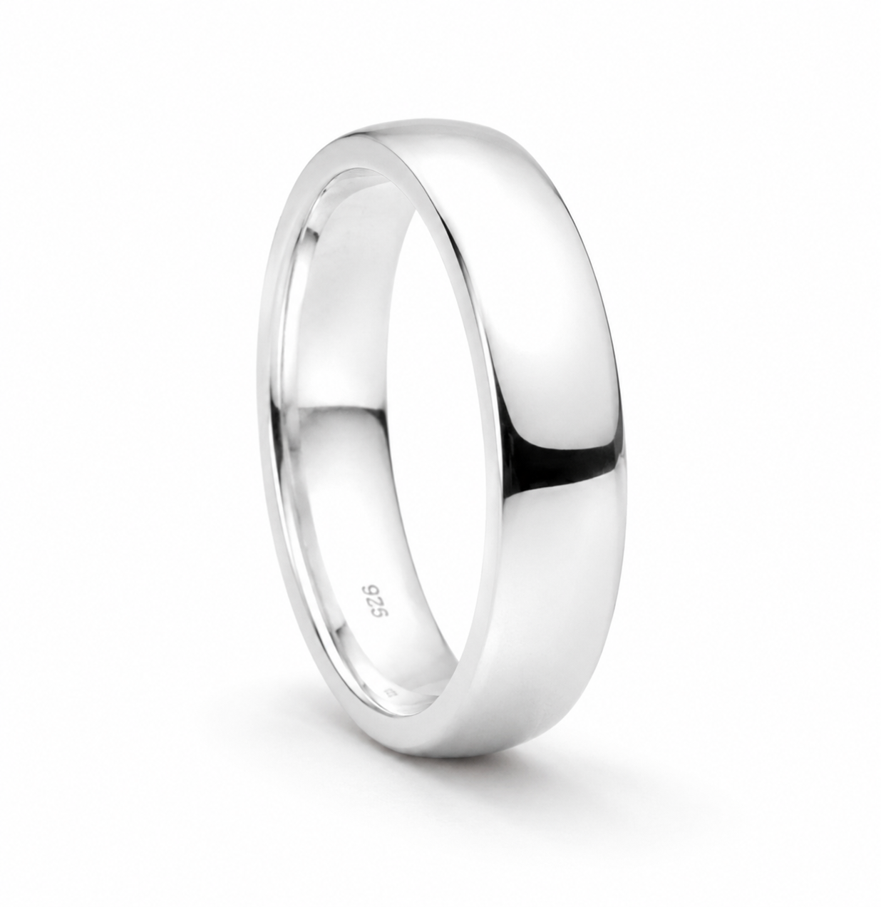 Sterling Silver 5mm Court Ring