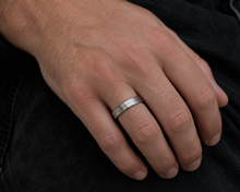 950 Platinum Double Groove Men’s Ring - 4mm