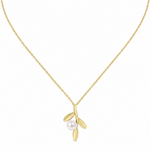 Willow Pearl Necklace in 9ct Gold