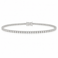 Silver Cubic Zirconia Tennis Bracelet