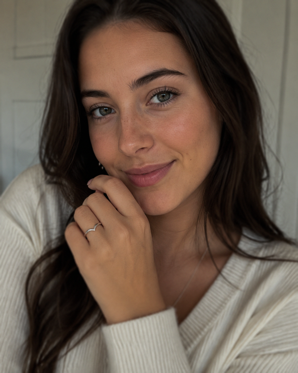 Sterling Silver Polished Wishbone Stacking Ring