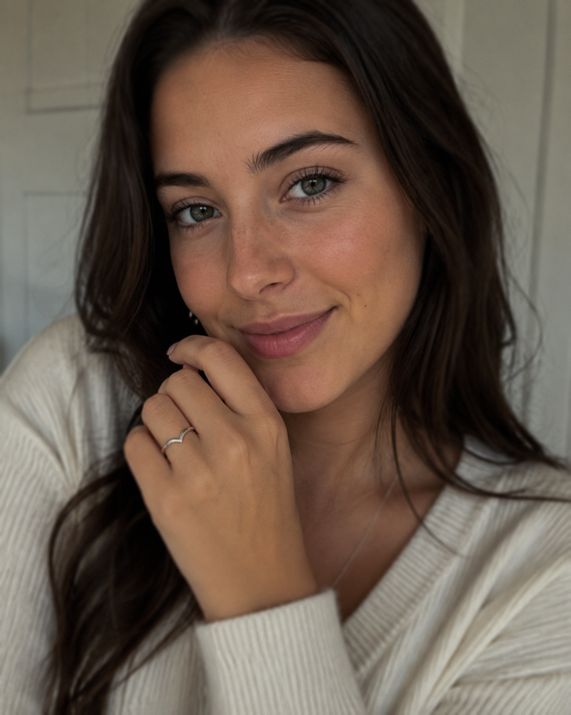 Sterling Silver Polished Wishbone Stacking Ring