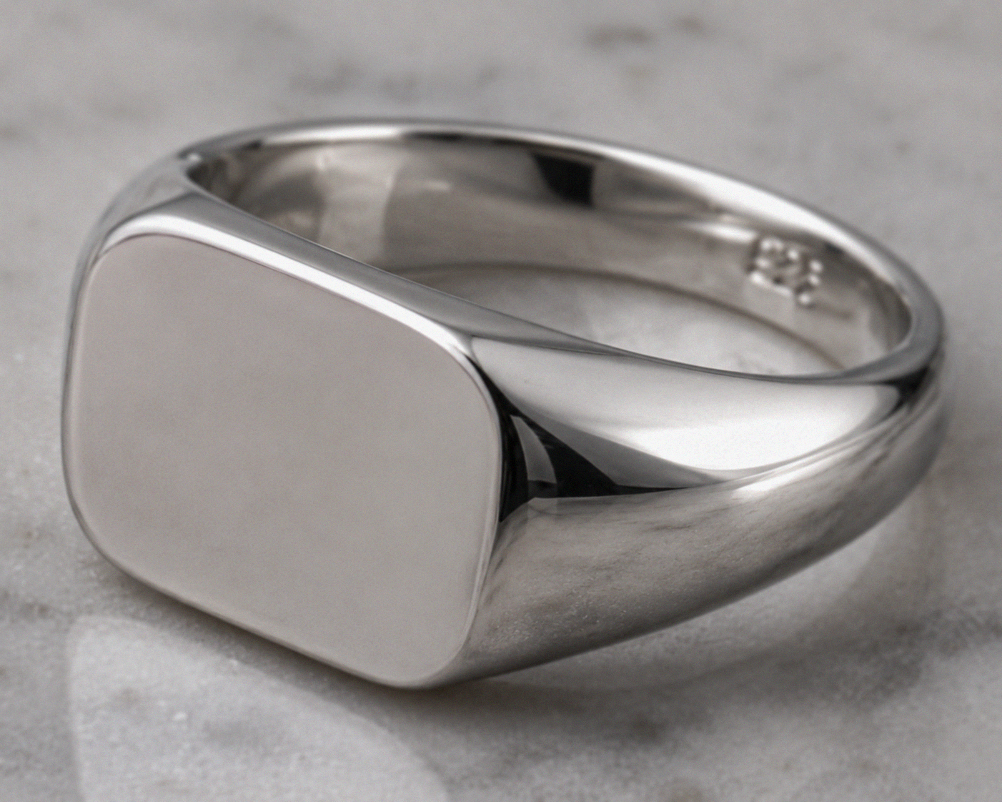 Sterling Silver Engravable Signet Ring
