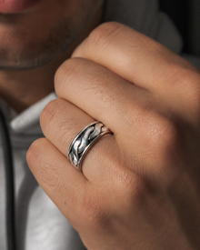Celtic Twist Band Ring – Sterling Silver
