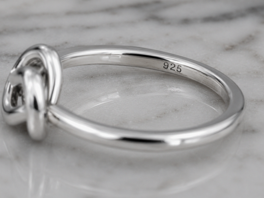 Sterling Silver Love Knot Ring