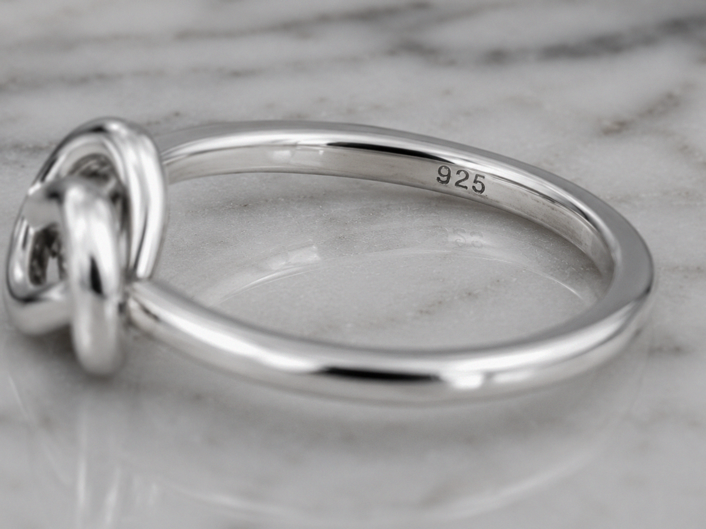 Sterling Silver Love Knot Ring