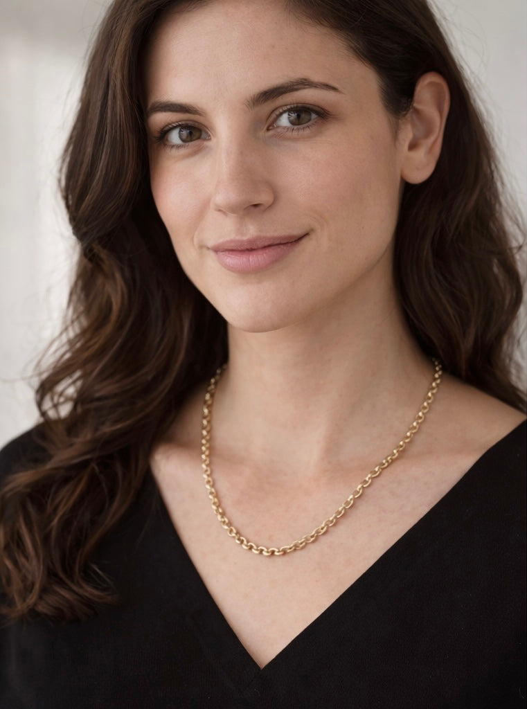 9ct Yellow Gold 5mm Round Belcher Chain