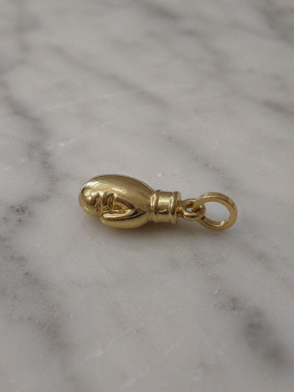 9ct Yellow Gold Boxing Glove Charm Pendant