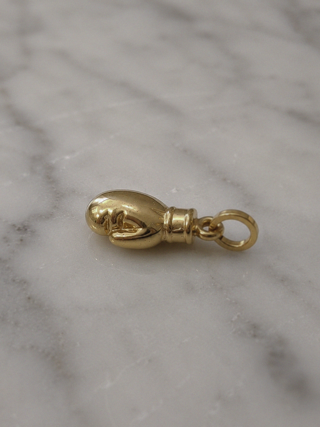 9ct Yellow Gold Boxing Glove Charm Pendant