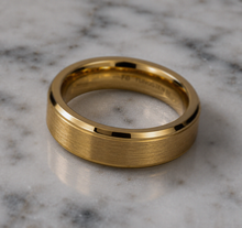 Fred Bennett Gold-Tone Tungsten 8mm Band Ring