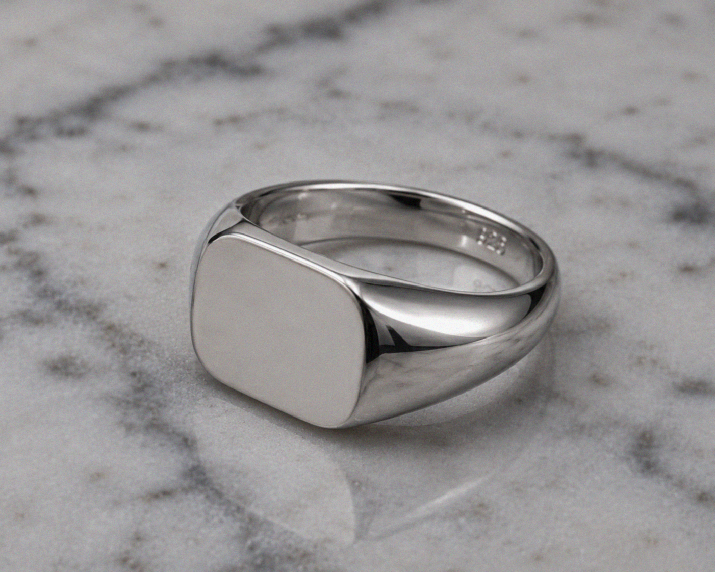 Sterling Silver Engravable Signet Ring