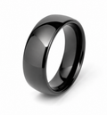 Fred Bennett Black-Tone Tungsten 8mm Band Ring