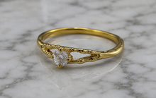 Banyan 18ct Gold Vermeil Lab-Grown Diamond Solitaire Ring