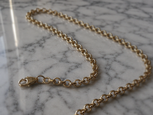 9ct Yellow Gold 5mm Belcher Chain Necklace 20 Inch
