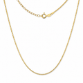 9ct Yellow Gold Venetian Box Chain Necklace (41-46cm)