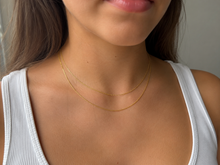 9ct Yellow Gold 16"-18" Diamond-Cut Curb Chain