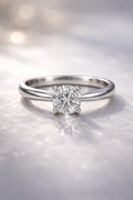 18ct White Gold 1.00ct Diamond Solitaire Ring – Timeless Four Claw Setting