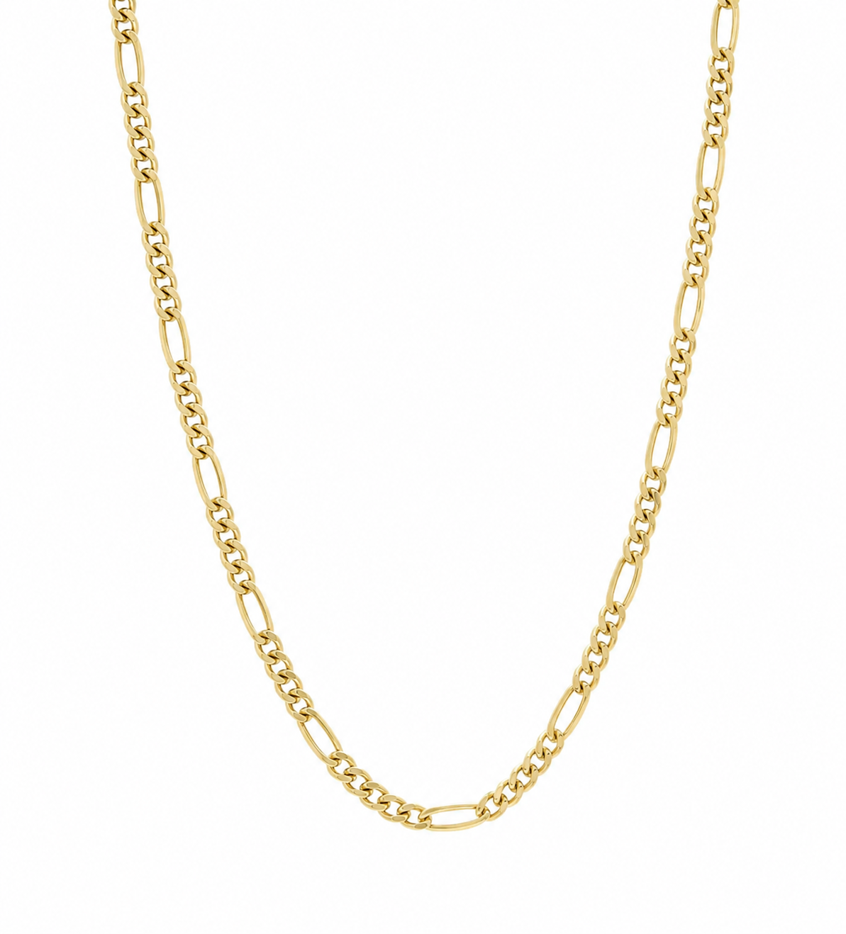 Fred Bennett Gold-Plated Sterling Silver Figaro Chain Necklace 55cm