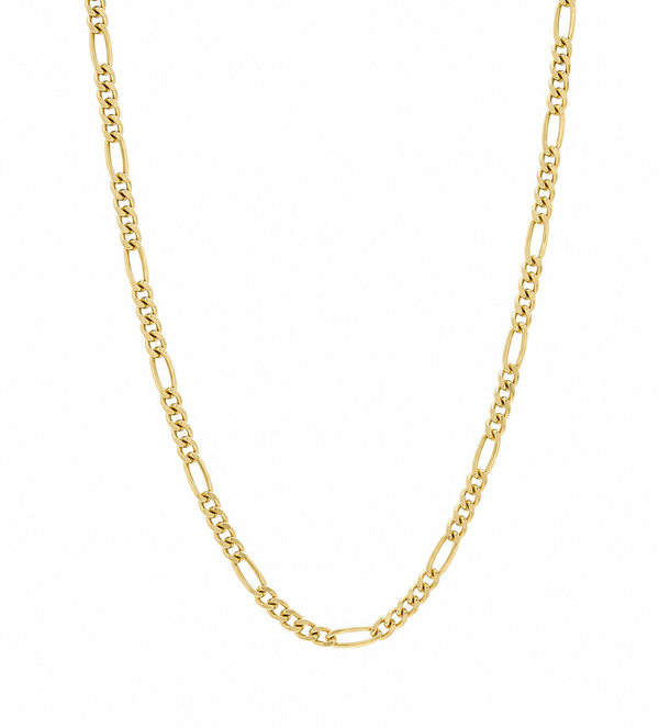 Fred Bennett Gold-Plated Sterling Silver Figaro Chain Necklace 55cm