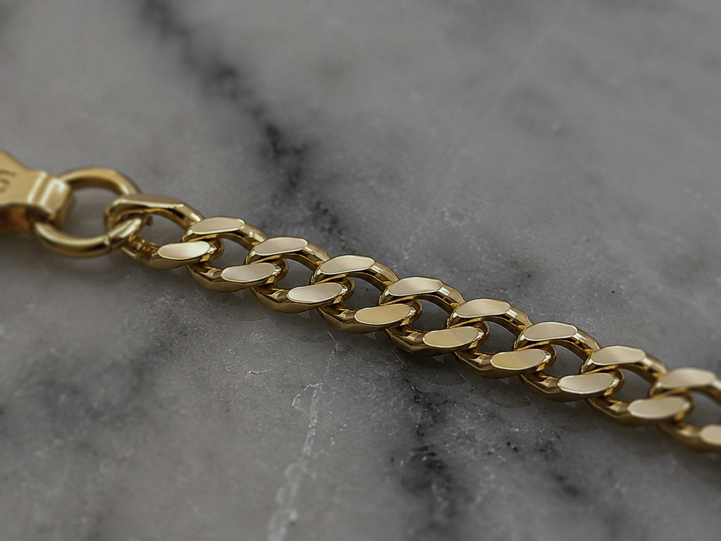 9ct Yellow Gold Children’s Curb Bracelet –3g  5” | Italian Gold