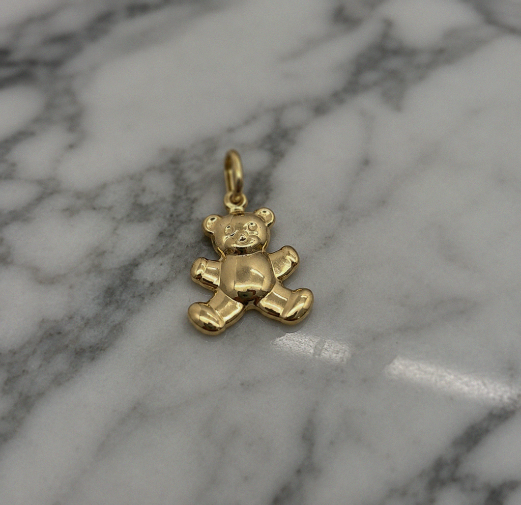 9ct Gold Teddy Bear Charm Pendant