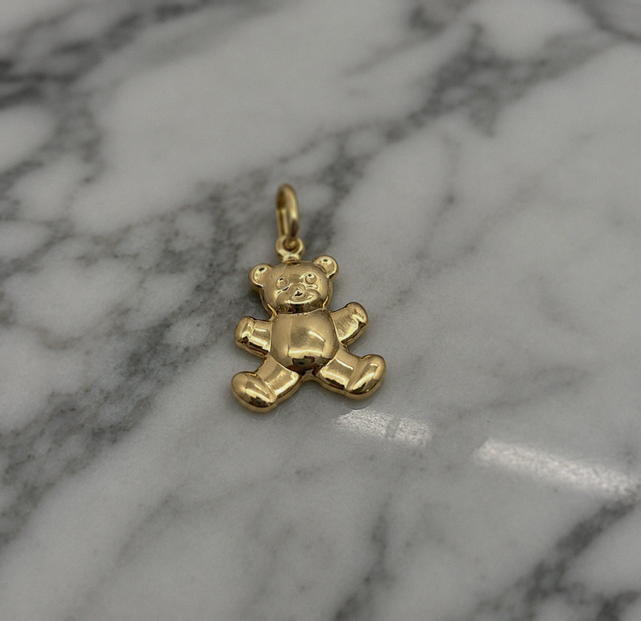 9ct Gold Teddy Bear Charm Pendant