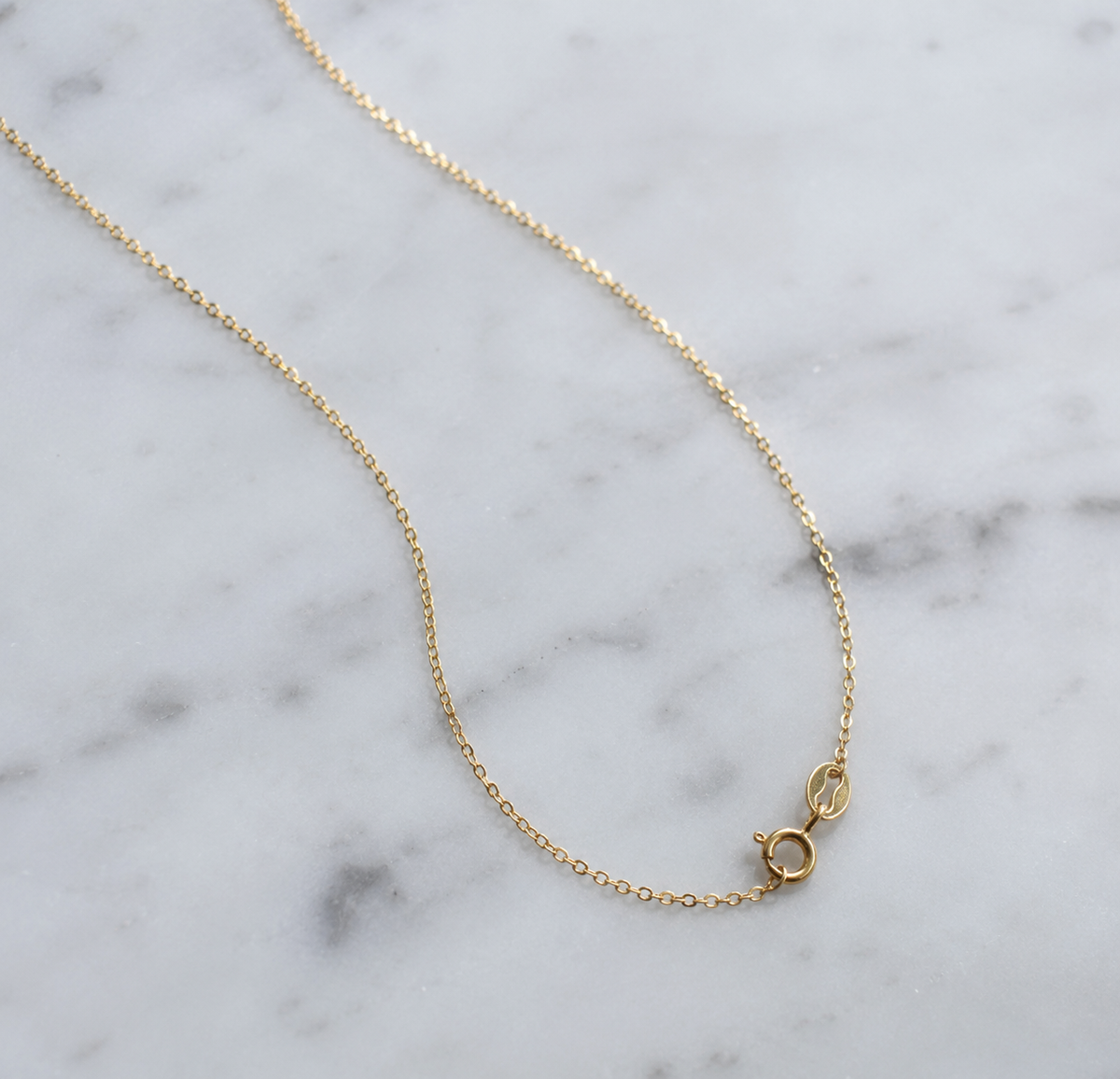 9ct Yellow Gold 16"-18" Diamond-Cut Cable Link Chain