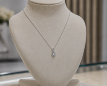 Diamonfire Sterling Silver 2ct Zirconia Infinity Necklace