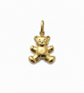 9ct Gold Teddy Bear Charm Pendant