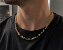 9ct Yellow Gold 5mm Belcher Chain Necklace 20 Inch