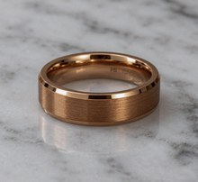 Fred Bennett Coffee-Tone Tungsten 8mm Band Ring