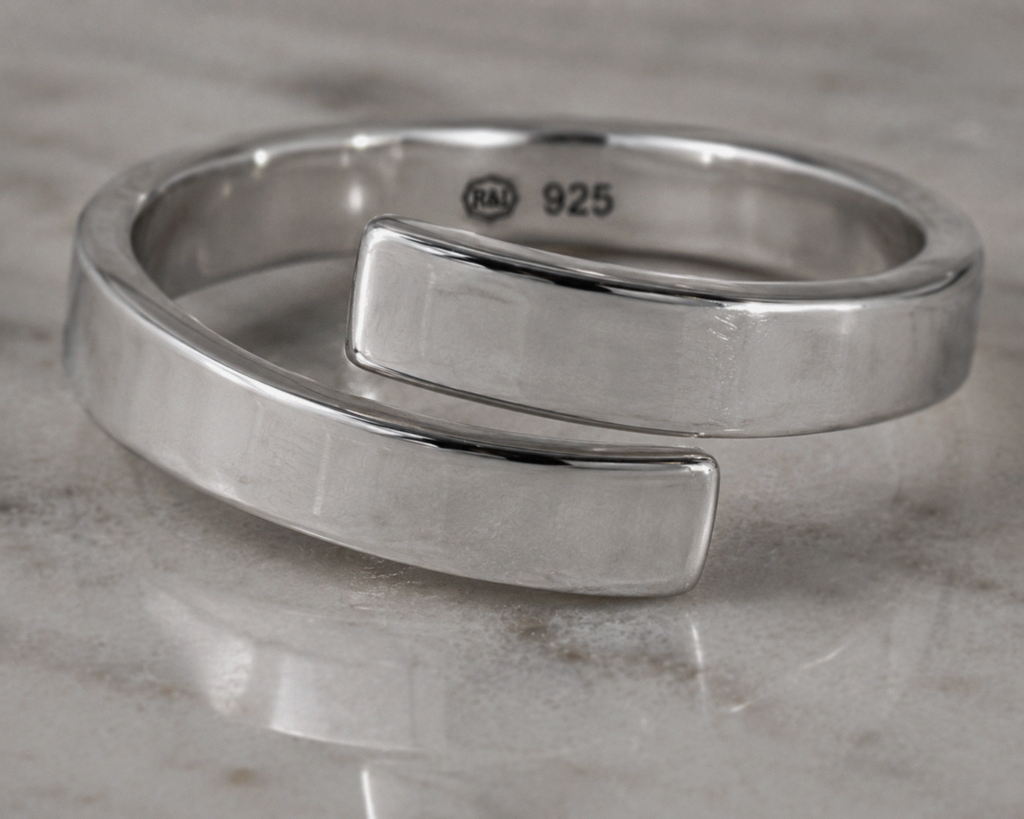 Sterling Silver Polished Wrap Ring