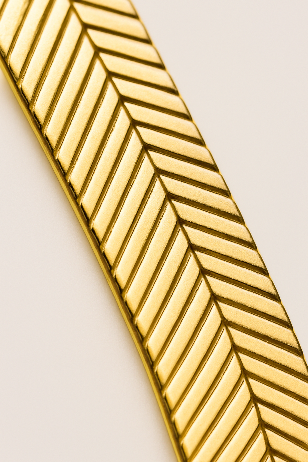 9ct Yellow Gold Herringbone Chain Necklace – 45cm (3.7g). PRE ORDER