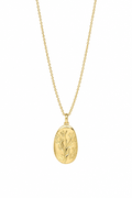 Laura Ashley Farlington Flowers Gold Plated Silver Pendant Necklace